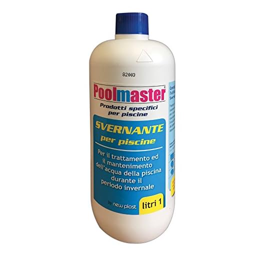 New Plast 3001 - Svernante Liquido per Acqua Piscina, Flacone 1 lt
