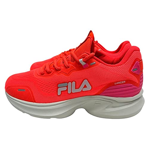 Tênis Fila Lancer W, Feminino, Coral/Branco/Prata, 36