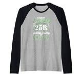 25R MOS Veterano de combate de los Estados Unidos Camiseta Manga Raglan
