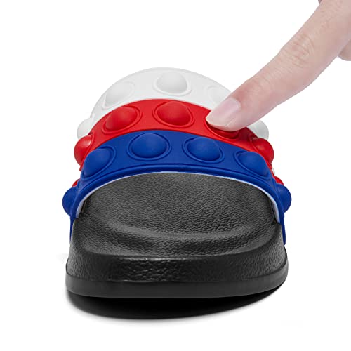 Image of Engtoy Kid Boys Girls Slides Sandals For Kid Unisex Child Slippers Lightweight Non-slip Open Toe Comfy Shower Beach Funny Slide Sandals