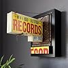Record Store Retro Wall Light, Vinyl Records Wall Light, Retro Record Store Walls Lighting, Decorative Vinyl Records for Walls, RecordsCollector Gift #5