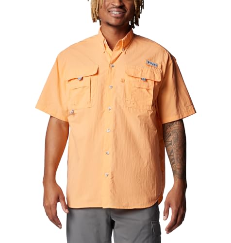 Image of Columbia Men Omni-Shade Bahama II Hiking and Trekking Short Sleeve Shirt