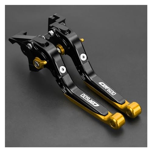 liangkai for Honda CBF600 CBF 600 CB600F 2006-2013 2012 2011 Motorcycle Adjustable Brake Clutch Lever Handlebar Hand Grips Ends(Design T)
