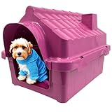 Casinha Pet N1 Casa para Cachorro Gato Conforto e Segurança (Rosa, N1)