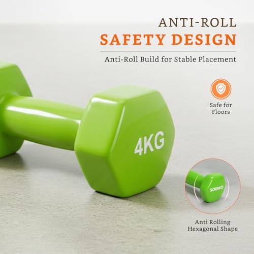 Image of Amazon Brand - Solimo Vinyl Dumbbell