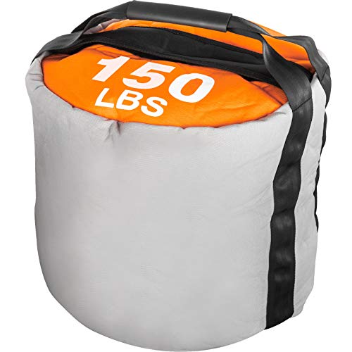 Hopopula 68KG Sandsäcke Fitness Sandsack Training Sandsäcke Fitness Taschen Nylon 1000D Sandsäcke(Orange Grau) Cover
