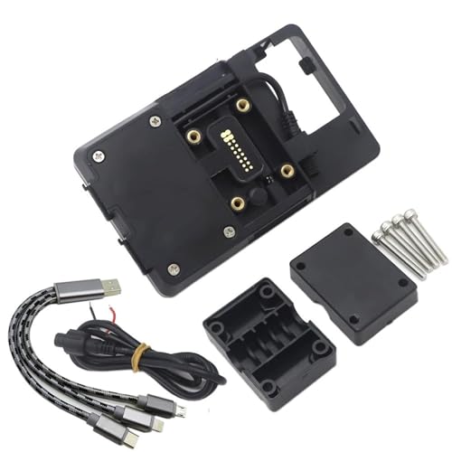 Support navigation CRF1000L Africa Twin 2016 avec chargeur USB pour moto