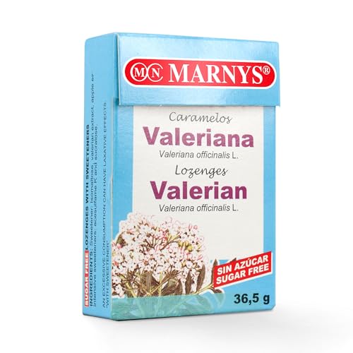 Marnys Caramelos Valeriana Sin Azúcar Con Sabor Caja Gr, Manzana, 36.5 Gramo