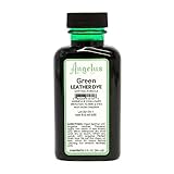 Angelus Leather Dye - Flexible Leather Dye for Shoes, Boots, Bags, Crafts, Furniture, & More 3oz (Green)