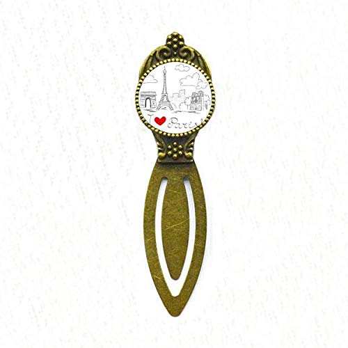 Marque-page I Love Paris France Tour Eiffel idée cadeau pour lecteur