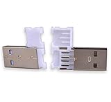 USB Male Port Connector, Conwork 10-Pack Straight Jack Solder USB Repair Replacement Adapter