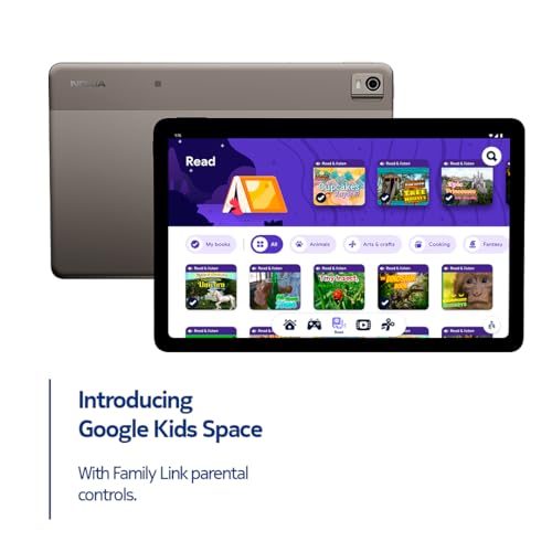 Image of Nokia T21 | Android 12 | 10.4 inch Screen | Tablet | US Version | 4 /64GB | 8MP Camera | Charcoal