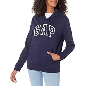 GAP Women’s Logo Hoodie Hooded Pull-on Sweatshirt