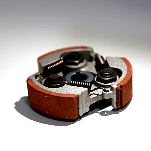 Auped Kupplungskupplung Kupplungsblock für Motorrad mit 3 Federn für 2-Takt 47cc 49cc Mini Quad Pocket Bike Dirt Bike ATV Scooter