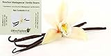 Organic Madagascar Vanilla Bean Pods - Whole Bourbon-Madagascar Beans for Baking - Cooking - Non-GMO - Kosher - Grade A - 1/4 lb (26-30 beans)