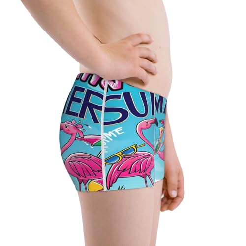 Boys' Cotton Boxer Brief Soft Underwear-Beach Flamingo Trio2