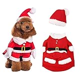 [Breite Anwendung]: Niedliche Haustierkleidung eignet sich sehr gut für den täglichen Gebrauch und verschiedene Anlässe wie Haustierpartys, Weihnachten, Geburtstage und das Fotografieren.Es kann Ihre Katzen und Hunde auf Weihnachtsfeiern leicht hervorheben.