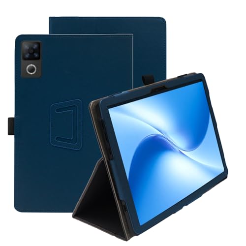 Étui DOOGEE TAB U12 contre les chocs : protection bleue et support vertical