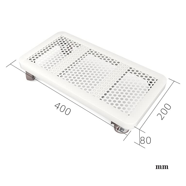 Soporte para CPU Torre Móvil para PC con Ruedas, Soporte para CPU con Ruedas Bloqueables Bajo Escritorio, Base para Torre de Computadora para Hogar y Oficina miniatura 2