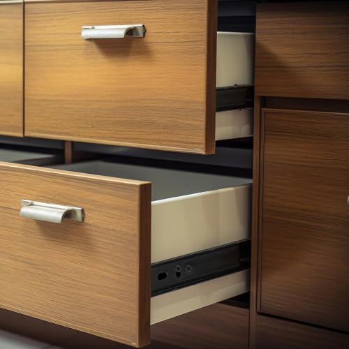 2 works Soft Close Drawer Runners, 200mm Heavy Duty Draw Runners, Drawer Slides Rails - Image 4
