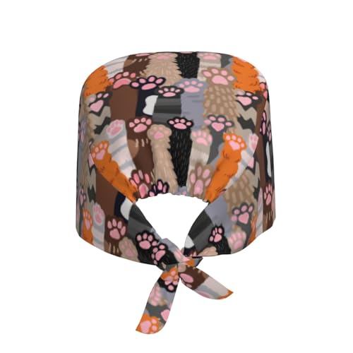 Image of Surgical Caps Men Women, Scrub Cap with Sweatband Adjustable