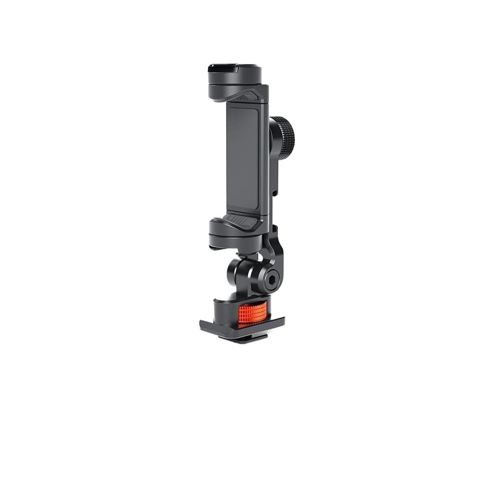 Accesorios Coche Porta Smartphone Supporto per Clip per Telefono in Metallo con Supporto per Scarpa Fredda per Rotazione del treppiede Staffa per Telefono per Action Cam per Smartphone(D)