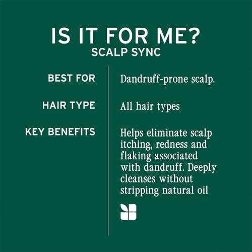 Image of Biolage Scalp Sync Anti-Dandruff 3-Step Shampoo Conditioner and Concentrate Combo for Dandruff and Scalp Build-Up with Fermented Tea and Glycolic Acid for 72HR Soothed and Hydrated Scalp​