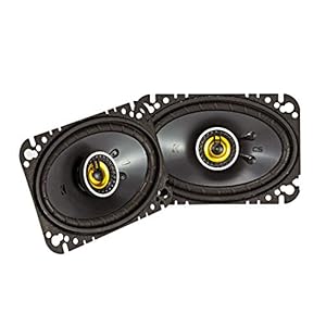 Kicker 46CSC464 CS-Series CSC46 4×6-Inch (100x160mm) Coaxial Speakers, 4-Ohm (Pair)