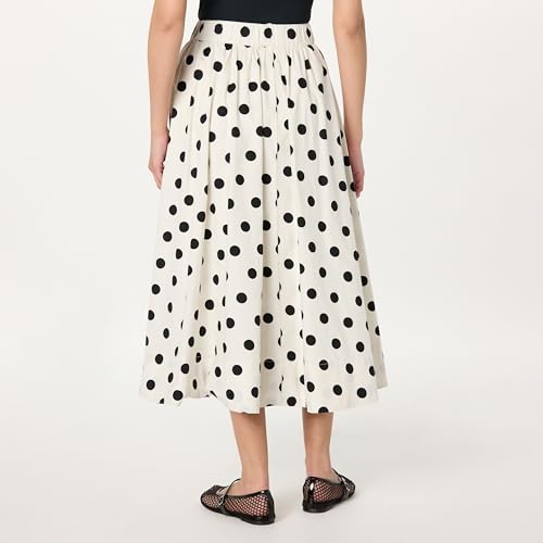 The Drop Women's Arlo Voluminous Cotton Poplin Midi Skirt2