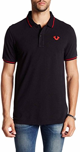 True Religion Men’s Crafted with Pride Polo Shirt - Polo Shirts for Men, Mens Polo Shirts Short Sleeve