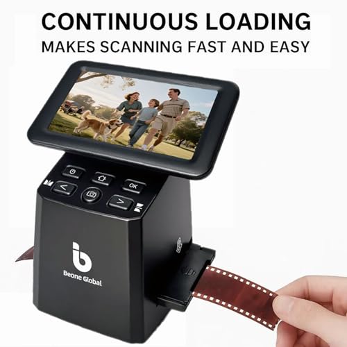 BEONEGLOBAL ClearScan S5 Film Scanner High-Resolution