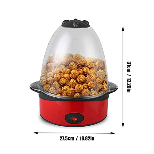 Huishoudelijke popcornmachine, kleine elektrische popcornmachine, eenvoudig en snel, maak popcorn samen met olie, suiker… - Image 3