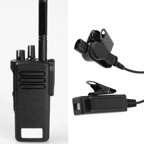 Écouteur à fil microphone acoustique PTT moyen pour radio Motorola XPR 6550 7550 - 2