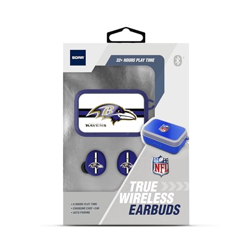 Image of SOAR NFL Wireless Sport Earbuds: Comfortable Fit & Convenient Charging