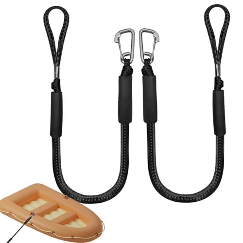 Accessoires de bateau de corde avec lignes de quai à l'élastique haut de gamme 4 pieds
