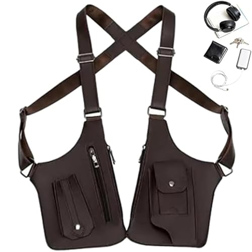 2026 New Premium Leather Adjustable Underarm Shoulder Bag for Men,
