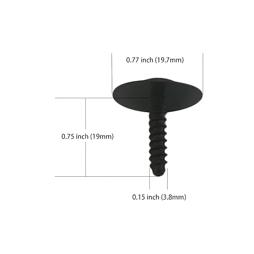 Miniatura 4 de Paquete de 20 piezas de repuesto para guardabarros automotriz 11548270 compatible con GM Chevy Camaro Colorado Cruze Equinox Impala Malibu Traverse