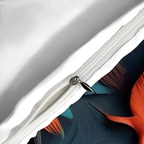 Housse de couette imprimé 3D animaux volants en microfibre douce l'Oiseau Bleu