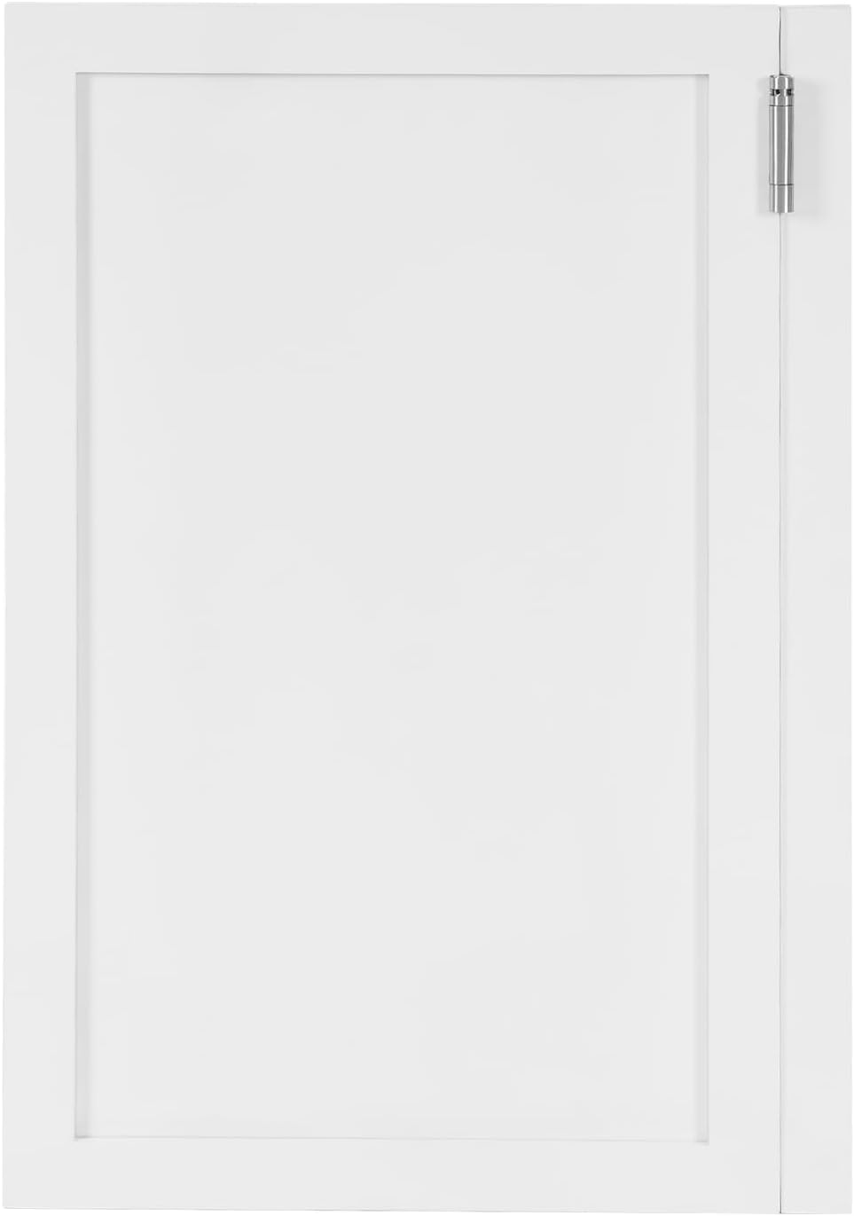 Single Wood Cafe Door Swinging Door, White-B, 23.6x35.4in