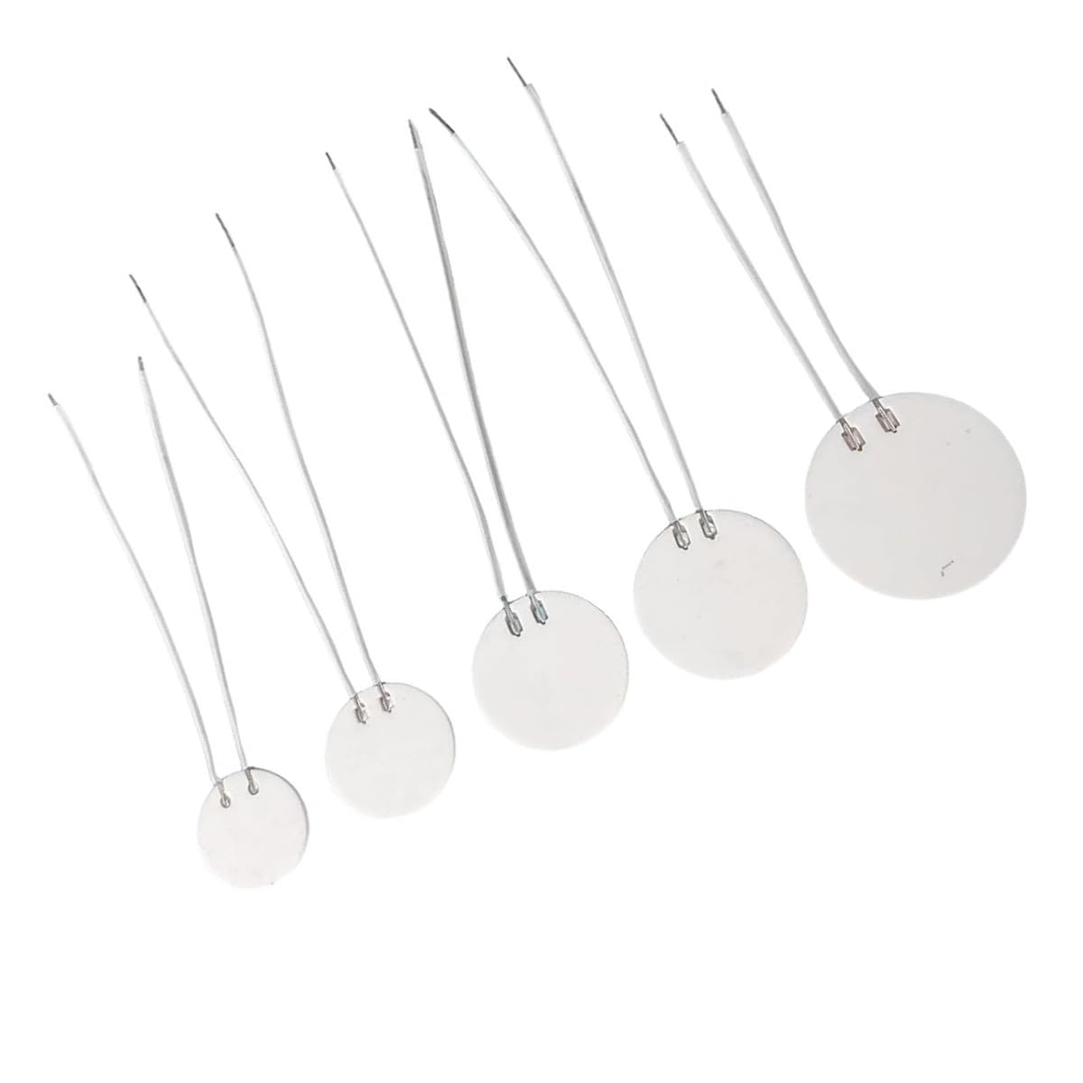 Wysokowydajny grzejnik z ceramiki metalowej - 5 sztuk miniaturowych ceramicznych elementów grzejnych z tlenku glinu(9x1.3mm 24V)