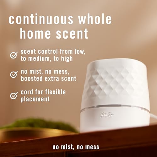 Starter Kit, Oil Diffuser, Air Freshener Plug in, Continuous Scent Device + 1 Refresh & Energize Refill - image 3