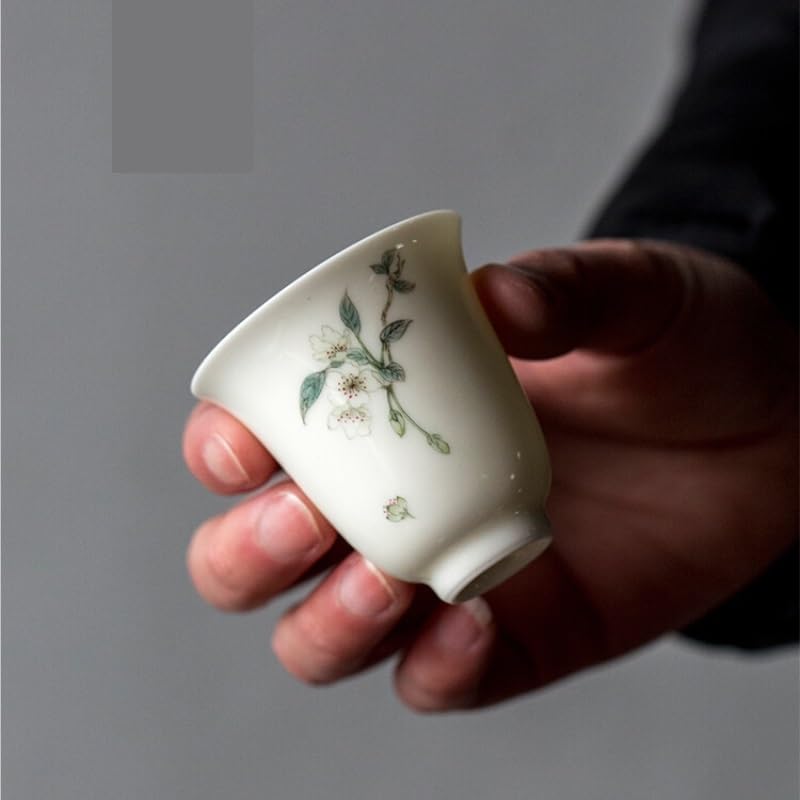 Filiżanki Matcha Vintage ręcznie robiony cienkościenny kubek do herbaty, malowany kubek do herbaty, ceramiczny pojedynczy kubek, osobisty zestaw do herbaty Kung Fu, kubek gospodarza zestaw do herbaty