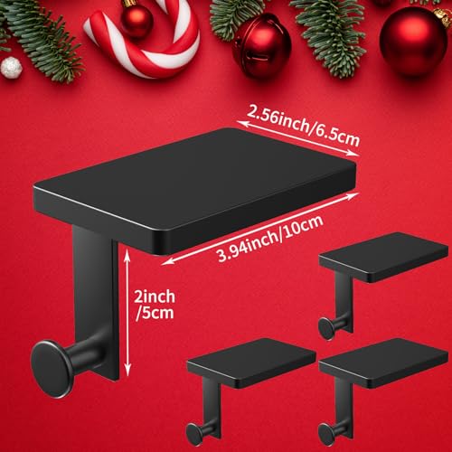 Stocking-Holders-for-Mantle-Set-4-Weighted-Metal-Christmas-Stocking-Holder-Stocking-Hangers-with-Non-Slip-Protective-Pad-Stocking-Hangers-for-Mantel-TV-Stand-Staircase-Dresser Stocking Holders for Mantle Set 4 Weighted Metal Christmas Stocking Holder Stocking Hangers with Non Slip Protective Pad Stocking Hangers for Mantel TV Stand Staircase Dresser
