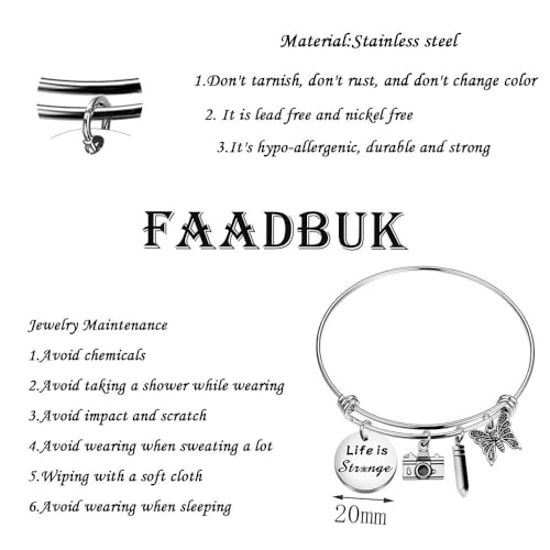 FAADBUK Video Game Inspired Gift Chloe and Max Gift Video Game Bracelet2