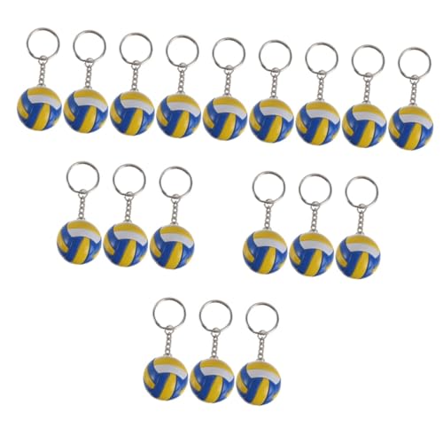Porte clé forme de ballon de volley ball pour amateurs de volley et famille
