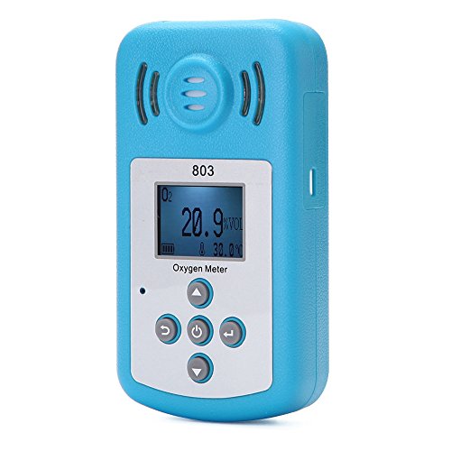 Oxygen Detector, KKmoon Oxygen Meter Portable Oxygen(O2) Concentration Detector with LCD Display and Sound-light Alarm - Thumbnail 7