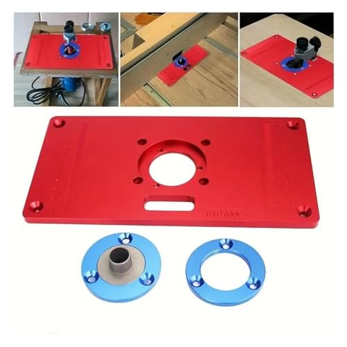Placa de inserción de aluminio para mesa de fresadora RT0700C y bancos de carpintería 4