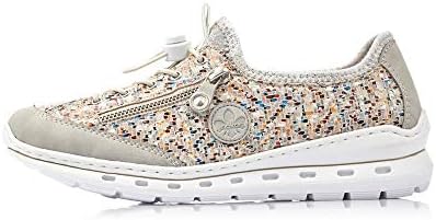Rieker Grissa Trainers Women Grey/Multicolour - 5.5 - Low Top Trainers Shoes | Image 1