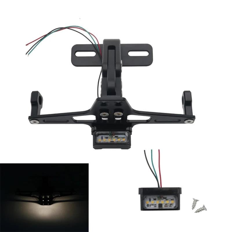 Kennzeichenhalter Für Suzuki GSX-R - Verstellbar Mit LED-Beleuchtung