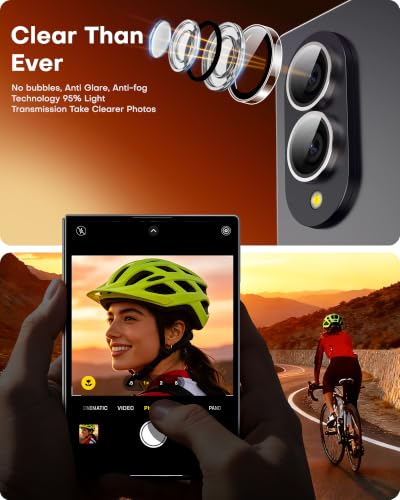 Image of TOCOL 2 Pack for Samsung Galaxy Z Fold 8 Camera Lens Protector